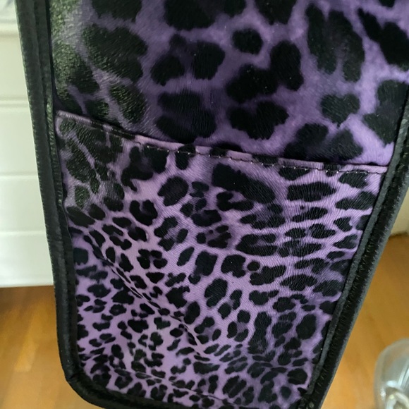 Neiman Marcus Purple Leopard Tote - Picture 6 of 11